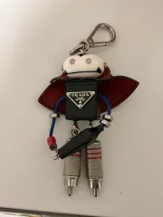 PRADA プラダ ロボット サフィアーノ キーホルダー