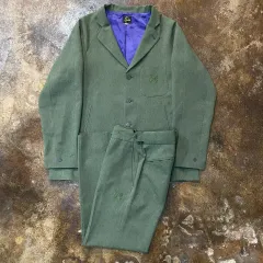 (M) ニードルズ オリーブ グリーン セットアップ スーツ
