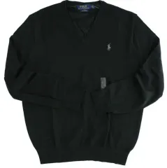 POLO RALPH LAUREN ポロラルフローレン メンズ Vネック スウ ブラック セーター