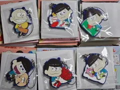 おそ松さん ラバーキーホルダー (トド松、おそ松、十四松、カラ松、チョロ松)