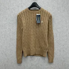 未使用 85 ポロラルフローレン レディース ケーブル編み ニット