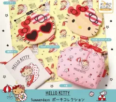 タンニングキティ 夏バカンス ハローキティ ポーチ カプセルトイ ガチャ (5種まとめ売り)