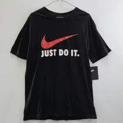 新品 NIKE ナイキ 검빨 ビックロゴ 半袖Tシャツ XL