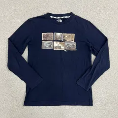 95 ザノースフェイス 長袖 スリーブ Tシャツ 0220M