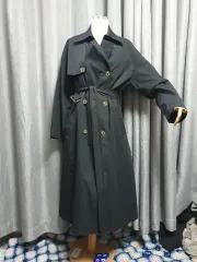 高級トレンチロングコート