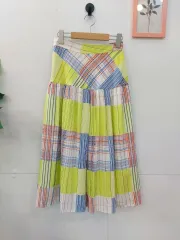 エボニーアイズ CHECKパターン ロング スカート 55