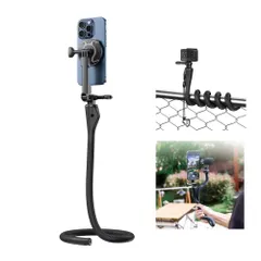 新品 JJC マグネット スマホスタンド Magsafe対応 フレキシブルアーム 曲がる可 自撮り棒 スマホホルダー 撮影スタンド iPhone 17 16 15 14 Pro Max Android Gopro HERO 13 12 DJI Osmo Act