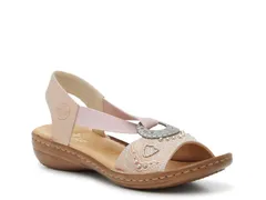 リーカー レディース シューズ サンダル RiekerRegina Sandal Rose Gold Metallic ゴールドのサムネイル
