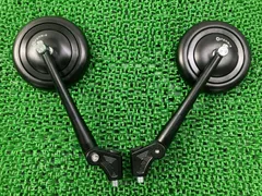 FENRIR製SR400 ミラー 左右 社外 中古 バイク 部品 フェンリル 正逆10mm アルミ 角度可変ミラー ラウンド コンディション良好 mT FENRIR製SR400 ミラー 左右 社外 バイク 部品 フェンリル 正逆10mm