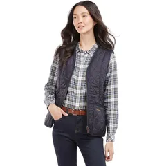 バブアー レディース トップス ベスト フリース Barbour Fleece Betty Liner Vest Womens Navy ネイビーのサムネイル