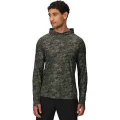 アウトドアリサーチ メンズ トップス シャツ プリント パーカー Outdoor Research Echo Printed Hoodie Mens Ranger Green Granite Prinのサムネイル