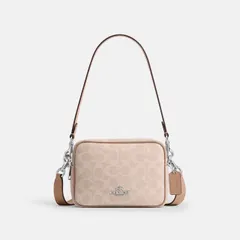 COACH    ミニ キャリー   クロスボディ バッグ・シグネチャー キャンバス
