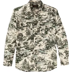 フィルソン メンズ トップス シャツ Filson X Housefly Washed Feather Cloth Shirt Mens Khaki Scenic カーキのサムネイル
