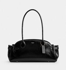 未使用級 COACH エンパイア キャリーオール35 バッグ マットブラック