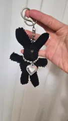ブラックうさぎキーホルダー