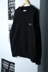 (XL-2XL) vivastudio ビバスタジオ スウェット Tシャツ スモールロゴ ブラック -1735A