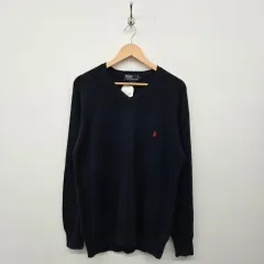 POLO RALPH LAUREN ポロラルフローレン Vネック ニット メンズL