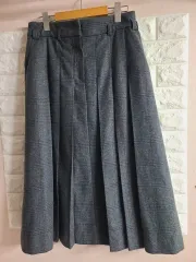 カールラガーフェルド CHECK プリーツ Long スカート (77)