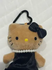 ロング丈 ブラック hello kitty(ハローキティ) ぬいぐるみ