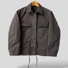 (レディース Mサイズ) UNIQLO U コットン ブレンド ドローストリング ジャケット