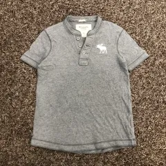S アバクロンビー ヘンリーネック 半袖 Tシャツ