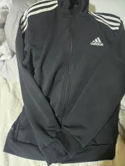 アディダス 3本線 トラックジャージ ブラック