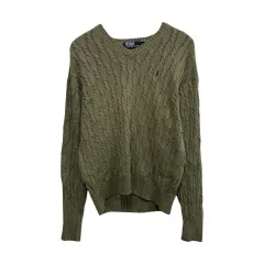 メンズL/ポロ ラルフローレン コットン100% ニット