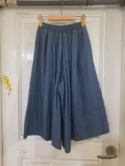 レディース 夏 コットン キュロット 状態良好 77まで