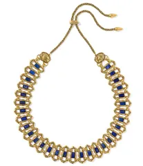 ケンドラスコット レディース アクセサリー ネックレス・チョーカー レース Kendra Scott Catherine Statement Necklace Vintage Gold Blue La