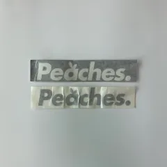 Peaches ピーチス オリジナル 白 デカール s