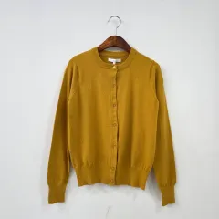 AMERICAN HOLIC マスタード ベイシック ニット カーディガン