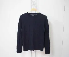 N-10518/Tommy Hilfiger トミーヒルフィガー 正規品 レディース ケーブル編み ニット XS