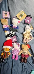 背の高いハローキティ ぬいぐるみ キーホルダー 6種 まとめ売り