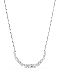 スワロフスキー レディース アクセサリー ネックレス・チョーカー レース Swarovski Matrix Gradient Round Cut Frontal Collar Necklace Silver シルバー