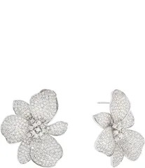 シャシ レディース アクセサリー ピアス・イヤリング SHASHI Crystal Eden Statement Oversized Stud Earrings Silver シルバーのサムネイル