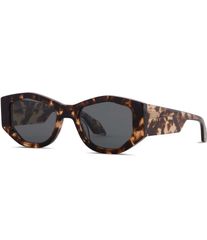 PRADA】スクエアサングラス シンボル ケース付 SPR17W ベッコウ - メルカリ