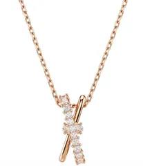 スワロフスキー レディース アクセサリー ネックレス・チョーカー レース Swarovski Hyperbola Short Pendant Necklace Rose Gold ゴールド