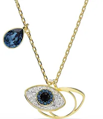 スワロフスキー レディース アクセサリー ネックレス・チョーカー レース Swarovski Symbolica Crystal Evil Eye Short Pendant Necklace GoldMulti ゴールド