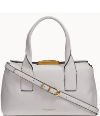 ダナキャラン レディース バッグ ハンドバッグ Donna Karan Amagansett Satchel Bag Brilliant White ホワイト