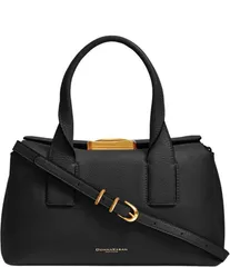 ダナキャラン レディース バッグ ハンドバッグ Donna Karan Amagansett Satchel Bag BlackGold ブラック