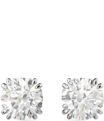 スワロフスキー レディース アクセサリー ピアス・イヤリング Swarovski Constella Round Cut Stud Earrings Silver シルバー