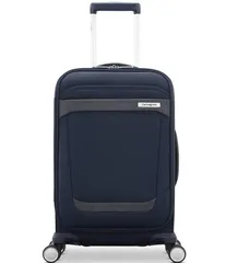 サムソナイト レディース バッグ スーツケース プラスサイズ Samsonite Elevation Plus 22 Soft Side CarryOn Spinner Suitcase Midnight Blue ブルー
