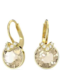 スワロフスキー レディース アクセサリー ピアス・イヤリング Swarovski Bella Gold Tone V Crystal Drop Earrings Gold ゴールド