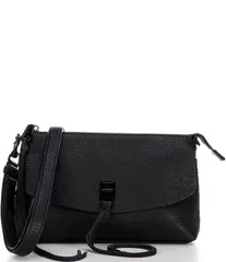 レベッカミンコフ レディース バッグ ショルダーバッグ レザー REBECCA MINKOFF Darren Top Zip Leather Crossbody Bag Black ブラック