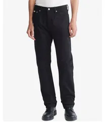 カルバンクライン メンズ ボトムス デニムパンツ デニム ジーンズ Calvin Klein Standard Straight Fit Stretch Denim Jeans Forever Blaのサムネイル