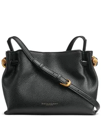 ダナキャラン レディース バッグ ショルダーバッグ レザー Donna Karan Cashmere Leather Crossbody Bag BlackGold ブラック