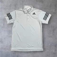 アディダス Adidas 白 クライマクール 機能性 半袖 カラーTシャツ 100