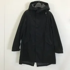 UNIQLO U ブロックテック フィッシュテールパーカ ブラック L