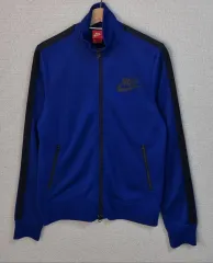 S) NIKE ダークブルー トレーナー ジャージ トラック トップス