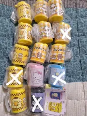 サンリオキャラクター コインシリンダー フィギュア ガチャ キーホルダー 一対(2個)